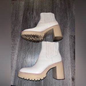 Dolce Vita ivory boots. Size 8